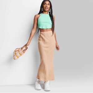 Wild Fable Tan Pencil Skirt